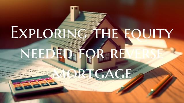 Exploring the equity needed ...